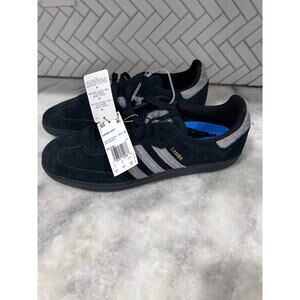 Adidas Samba ADV IG1348 Black Grey Suede Men’s 12 Skateboarding Shoes New Tags